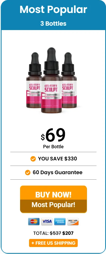 Gelatine Sculpt 3 Bottle Bundle