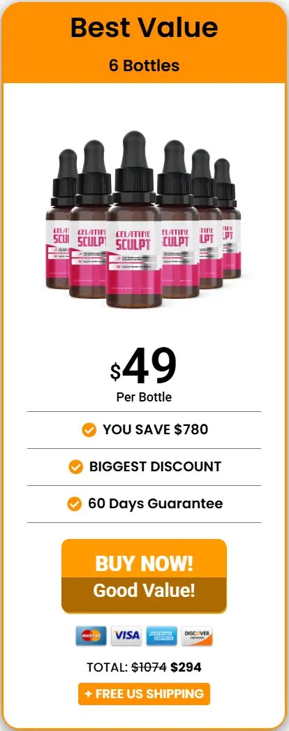 Gelatine Sculpt 6 Bottle Supply